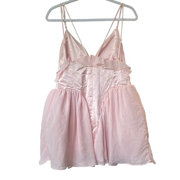 House of CB Amaris Mini Dress Ballerina Pink - Picture 10 of 16